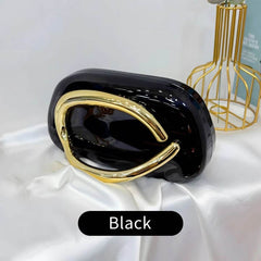 Acrylic Box-Shaped Evening Crossbody Bag - SnaggIt