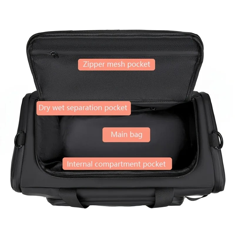 Large-Capacity Sports & Travel Duffle Bag by Snagg It Bags