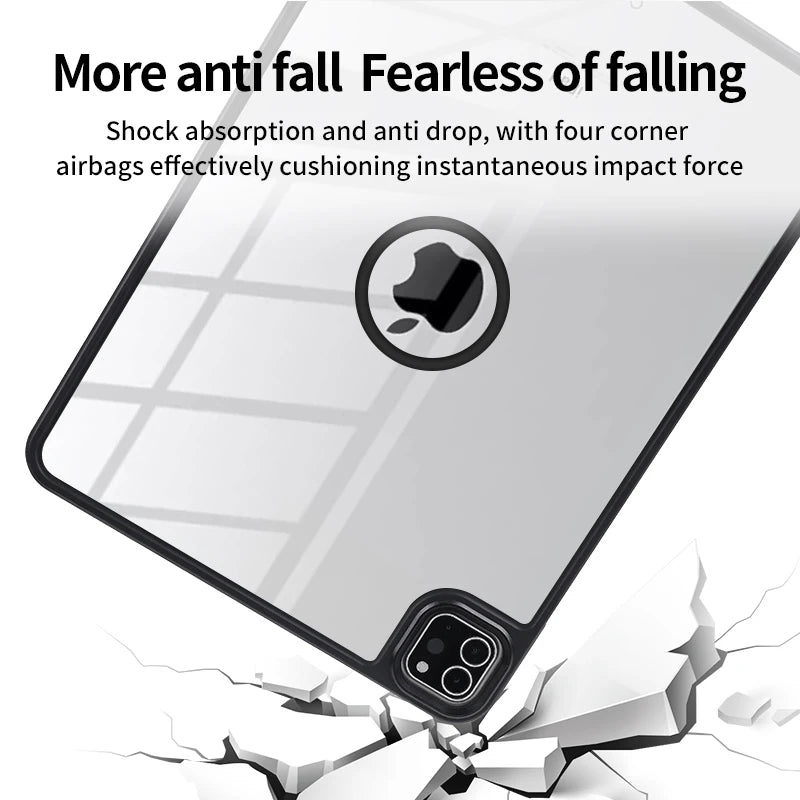 Hard PC Clear Magsafe Magnetic Case For iPad Pro 11/12.9/13 by Snagg An iPad Case