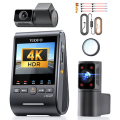 4K Triple Channel SSD Dash Cam | Sony STARVIS 2 Night Vision & Fisheye Cabin View