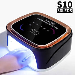 Professional Wireless HD Smart UV/LED Nail Station – High Capacity Rechargeable Curing Lamp