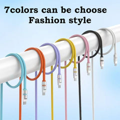 2-Pack USB-C to USB-C 240W PD Cable | Liquid Silicone Zinc Alloy Fast Charging for iPhone Laptop Tablets