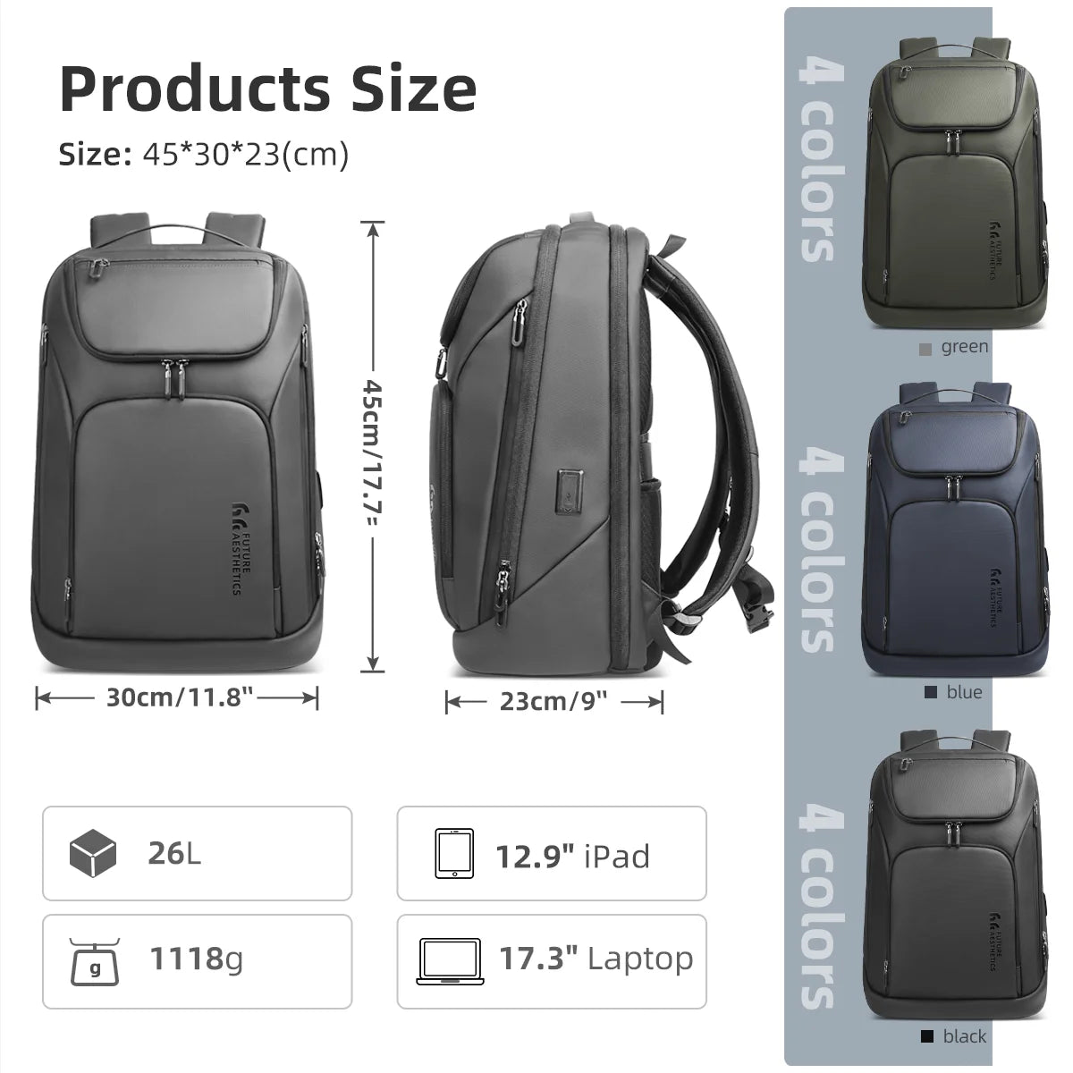 Travel Business Backpack by Snagg A Backpack