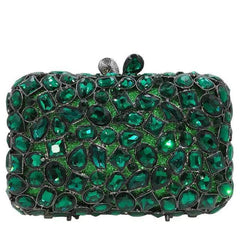 Brown Crystal Evening Clutch - SnaggIt