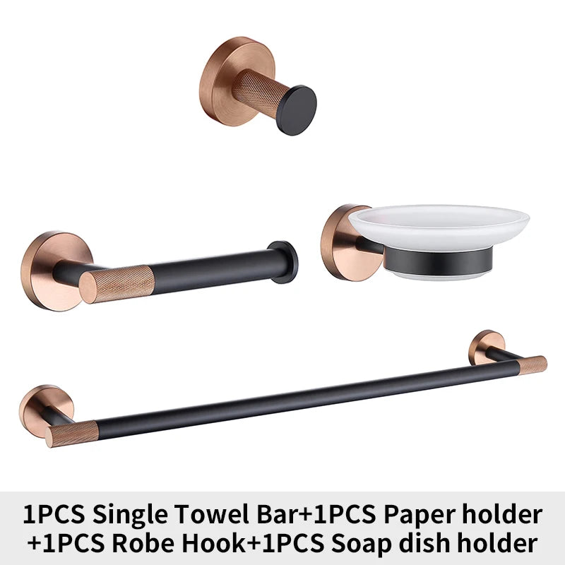 Stainless Steel Bathroom Hardware Set by Snagg A Rack