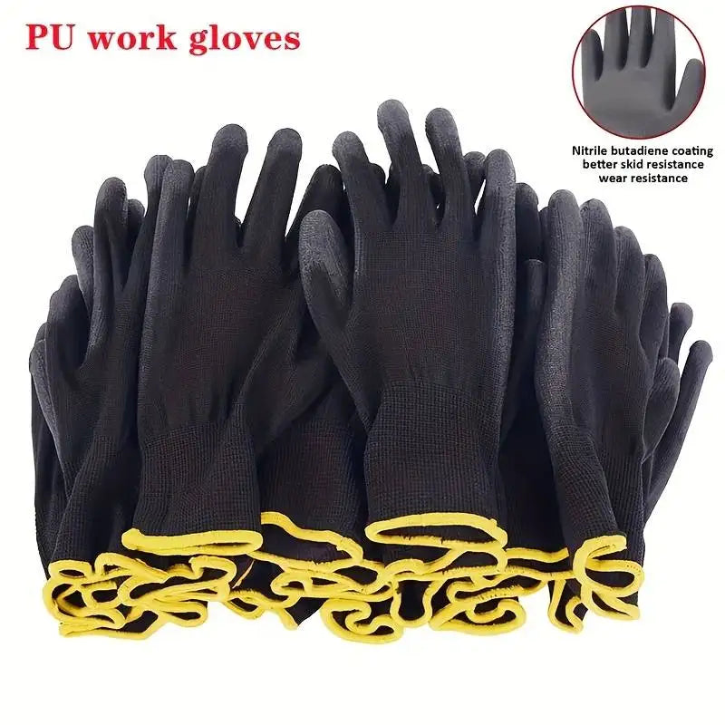 12 Pairs Protective Work Gloves by Snagg A Gloves