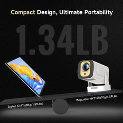 Mini Smart Projector Native 1080P with 4K Support by Snagg A Projector