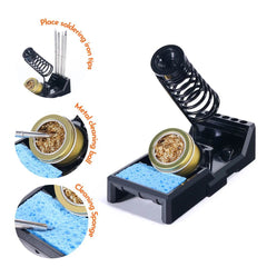 938BD-III 2-in-1 T12 Digital Soldering Station with Hot Air Gun - SnaggIt