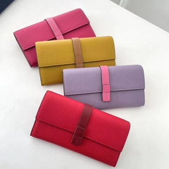 Luxury Genuine Leather Long Wallet by Snagg It Wallet