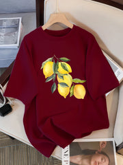Lemon's Print Womans Streetwear T-Shirt