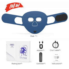 Wireless Near-Infrared and Red Light Therapy Facial Mask