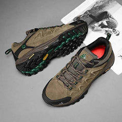 Men's Low-Cut Trail Shoes – Breathable Climbing & Hiking Shoes, Black, Green, Grey or Khaki