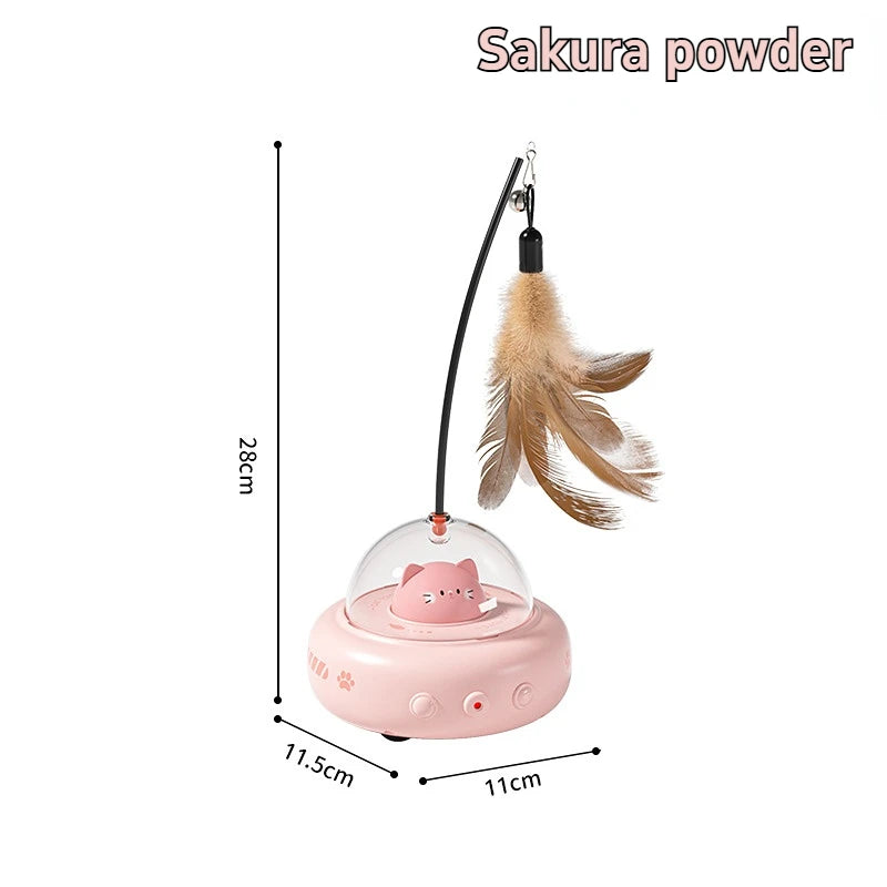 UFO Smart Teaser Cat Toy by Snagg A Toy