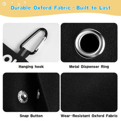 Funny "OH SH*T" Pet Waste Bag Holder | Durable Oxford Fabric Leash Dispenser
