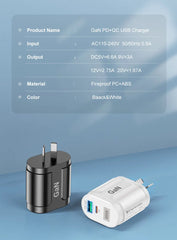 AU Plug 65W GaN Charger by Snagg An Adapter