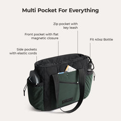 Women's Waterproof Tote Bag – Lightweight Large Shoulder & Crossbody Handbag for Gym, Work & Travel
