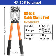 Heavy Duty Cable Lug Crimping Tool Kit by Snagg A Crimping Tool