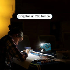 120V Portable Power Inverter & LED Floodlight | Multi Platform Mobile Power Station