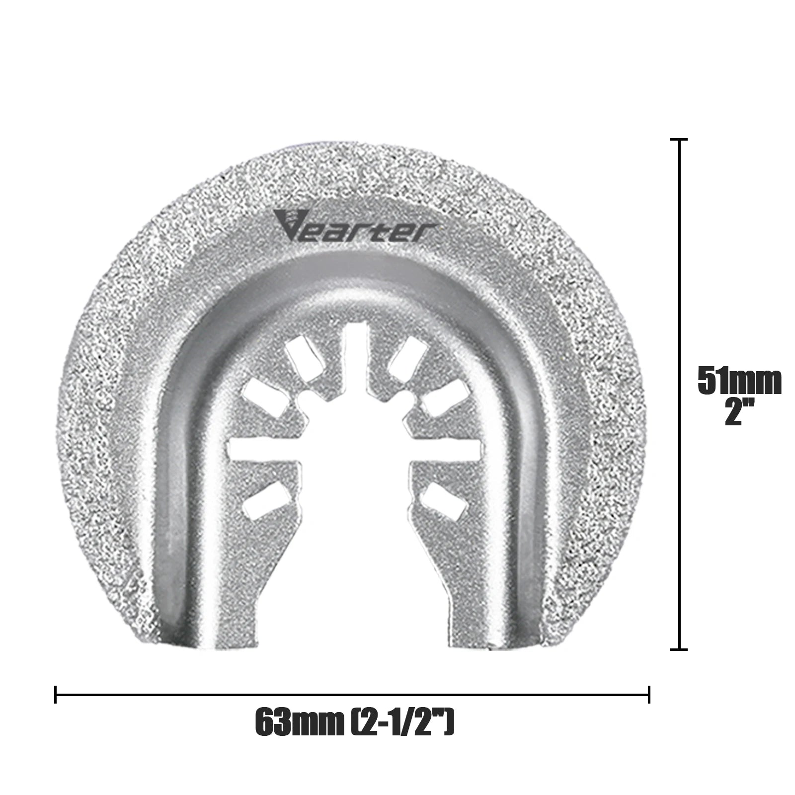 Diamond Oscillating Saw Blades 7pcs | Quick-Release Universal Multitool Triangle Blade for Tile Grout Ceramic