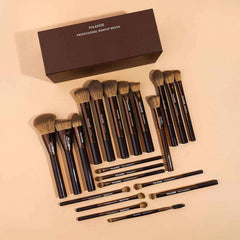 21 Pcs Magic Pink Professional Makeup Brush Set – Full Collection for Face & Eyes