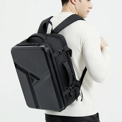Men's 17" Laptop Hard Shell Backpack 50L Large Capacity Expandable Waterproof Travel Backpack USB Charging mochilas de hombre by SnaggIt
