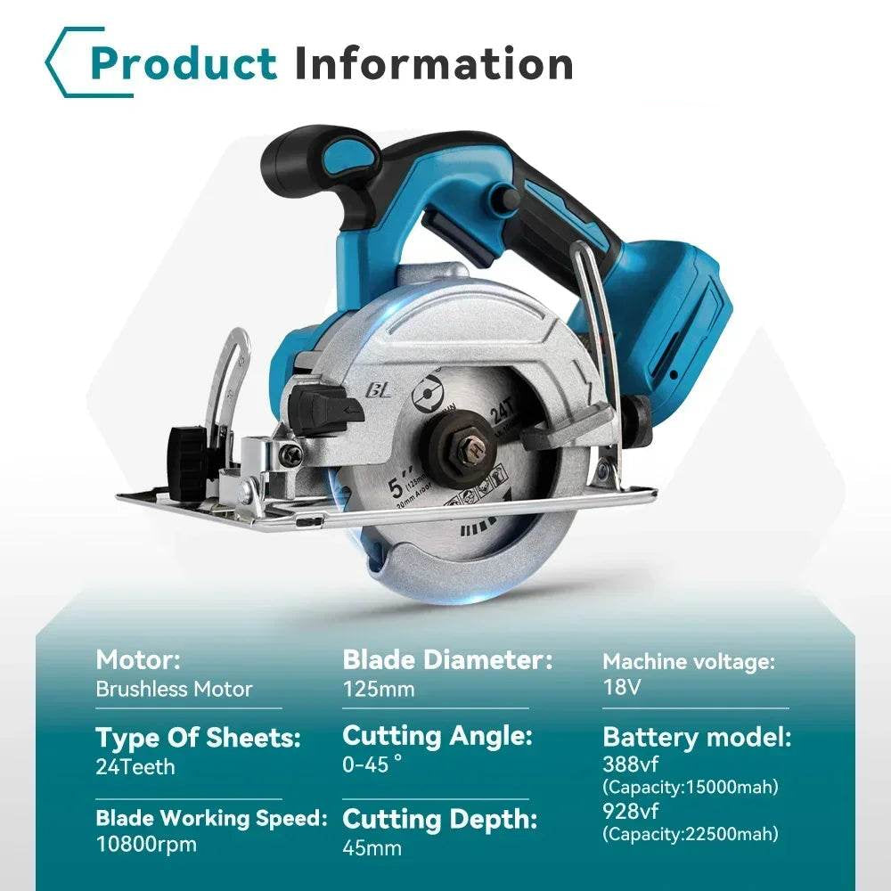 125mm (5") Brushless Circular Saw by Snagg A Circular Saw