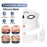 Silicone LED Face & Neck Mask – 7 Color Wireless Photon Light Therapy Device