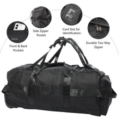 80L Rolling Duffle Bag with Wheels - SnaggIt