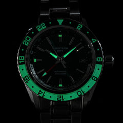 Automatic GMT Diver Watch – NH34 Movement | Sapphire Crystal | 20BAR Water Resistant | Dual Time Travel Edition - Men’s