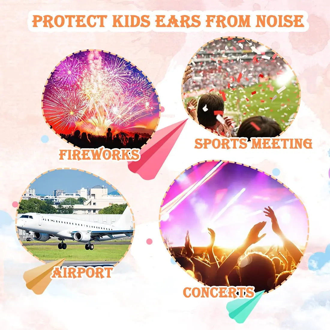 Kids printed earmuffs – image 6