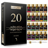 20 Bottle Master Essential Oil Collection – 100% Pure Botanical Library for Diffusion, Wellness & Artisanal Crafting
