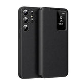 Leather Wallet Case with Window & Card Slot for Samsung Galaxy S25 Edge / A Series by Snagg A Phone Case