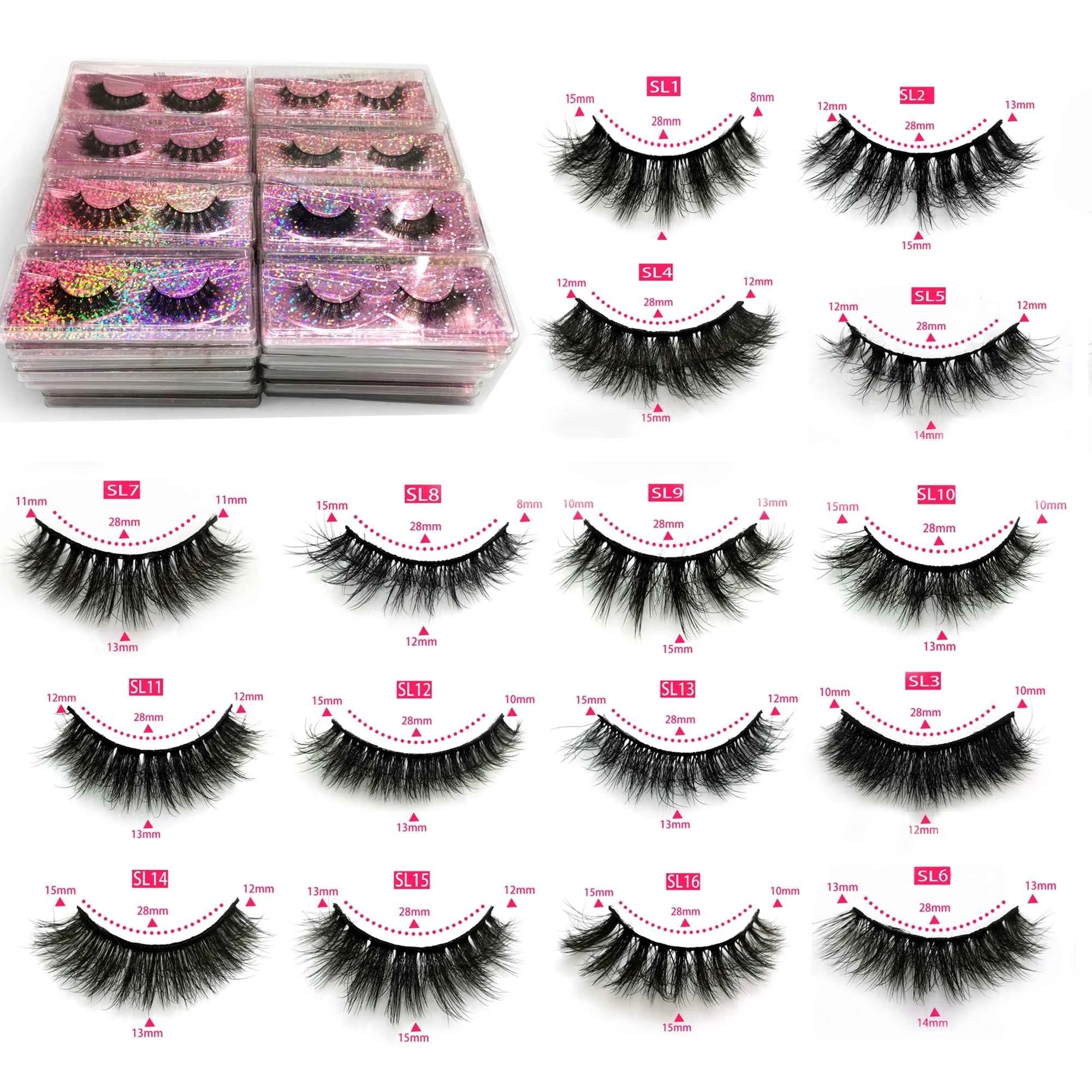 Professional 3D Faux Mink Eyelash Collection – Bulk Wholesale Custom Series