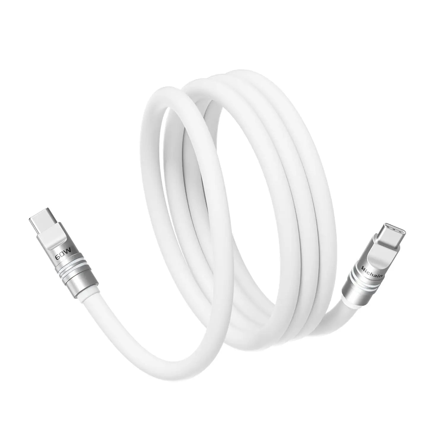 USB-C to USB-C 60W PD Fast Charging Cable | Liquid Silicone 1.2M/2M for iPhone Laptop Samsung Xiaomi Huawei