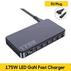 175W GaN 6-Port Fast Charging by Snagg A Charging Station