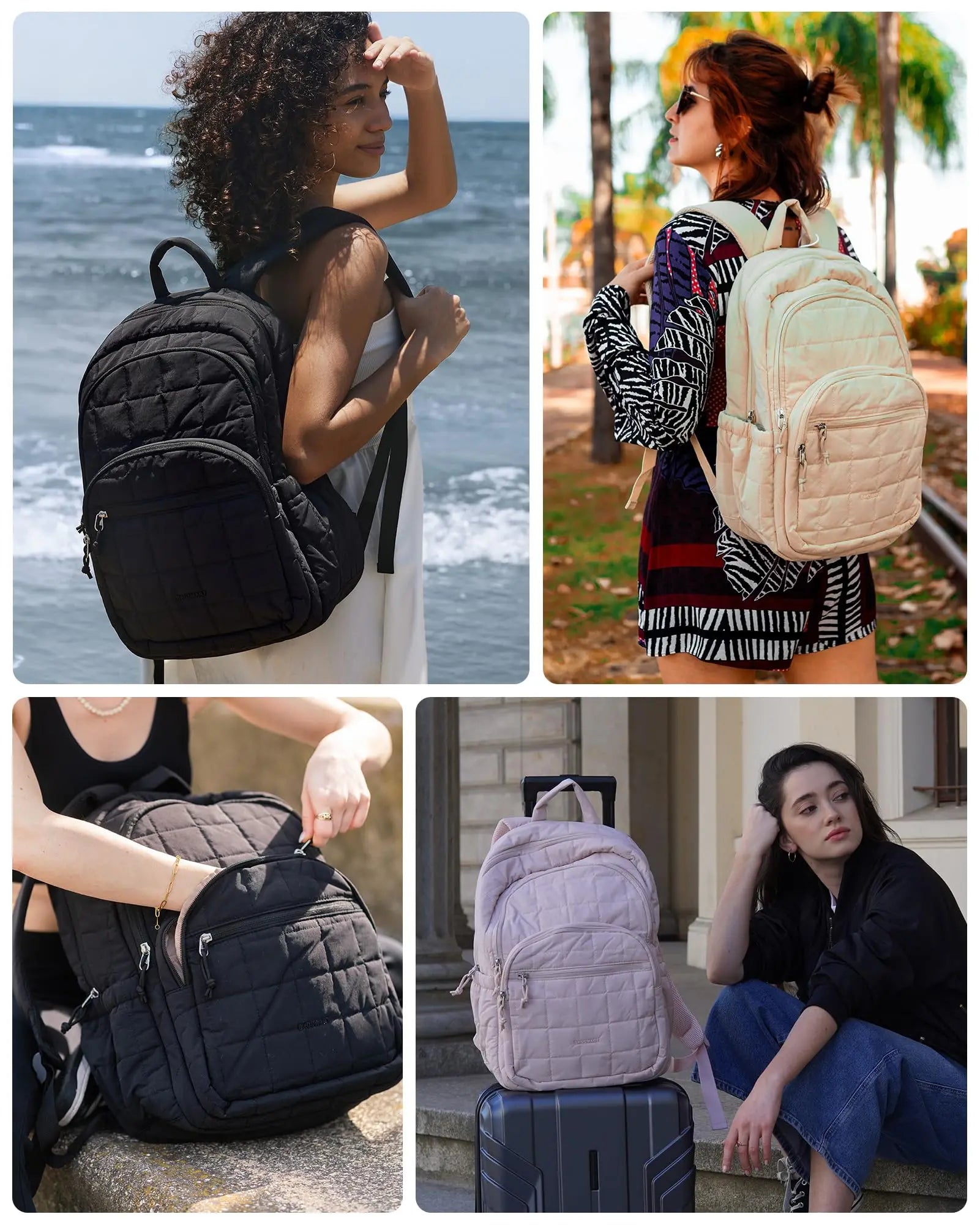 Women’s Waterproof Laptop & College Backpack by Snagg A Backpack