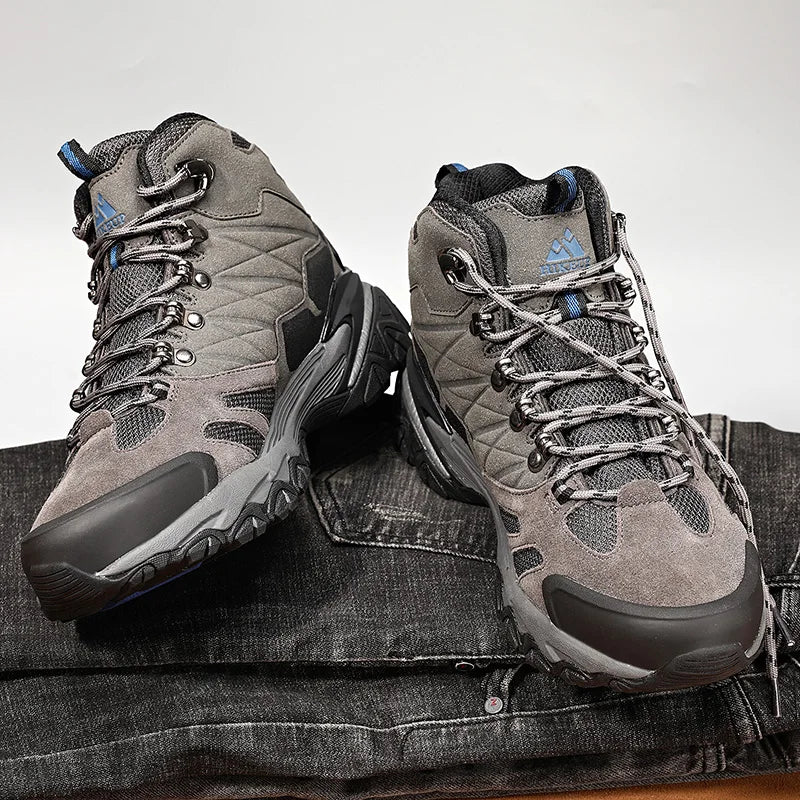 Men's suede high-top hiking boot – image 7