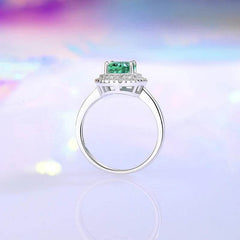 2ct Elliptical Moissanite Ring & Necklace Set - SnaggIt