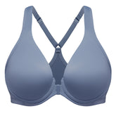 Front Closure Plunge Bra | Seamless Underwire Racerback Full Coverage