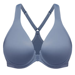 Front Closure Plunge Bra | Seamless Underwire Racerback Full Coverage