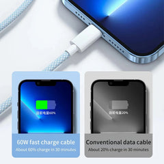 60W USB-C to USB-C Fast Charging Cable by Snagg A Charging Cable