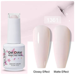 Professional 15ml HEMA & TPO Free Gel Polish – High-Performance Red & Multi Tone Semi Permanent Varnish