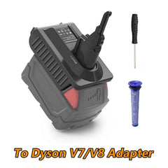 Milwaukee M18 battery adapter for Dyson V7 and V8 vacuums – image 1