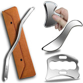 Professional Stainless Steel Gua Sha Tool – Deep Tissue Muscle Scraper & Facial Therapy Tool