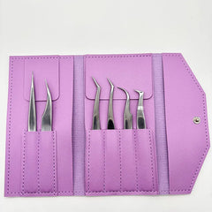 Professional 6 Pieces Precision Tweezer Set – Multi-Functional High Tension Extension Tools