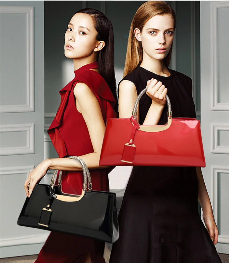 Patent Leather Evening Purse by Snagg It Purses