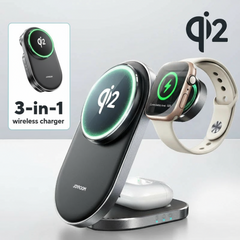 Qi2 3 in 1 Wireless Charging Station For Apple
