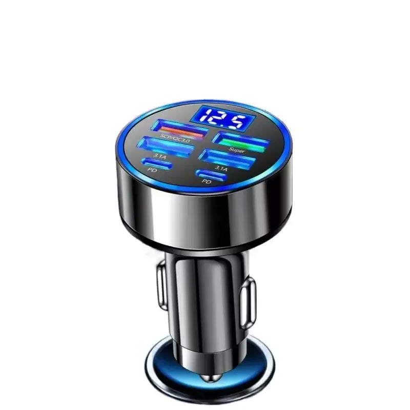 6 in 1 USB Type C Car Charger Adapter by Snagg A Car Adapter