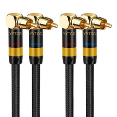 HiFi RCA Audio Cable – Premium 2RCA to 2RCA Interconnect Cable for Amplifiers, DACs, TVs & DVD Players by Snagg A Interconnect Cable