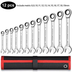 72-Tooth Metric Ratchet Wrench - SnaggIt